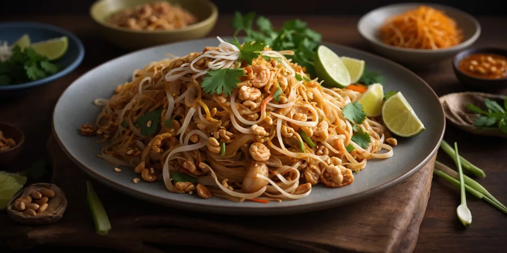 Authentisches Thai Pad Thai