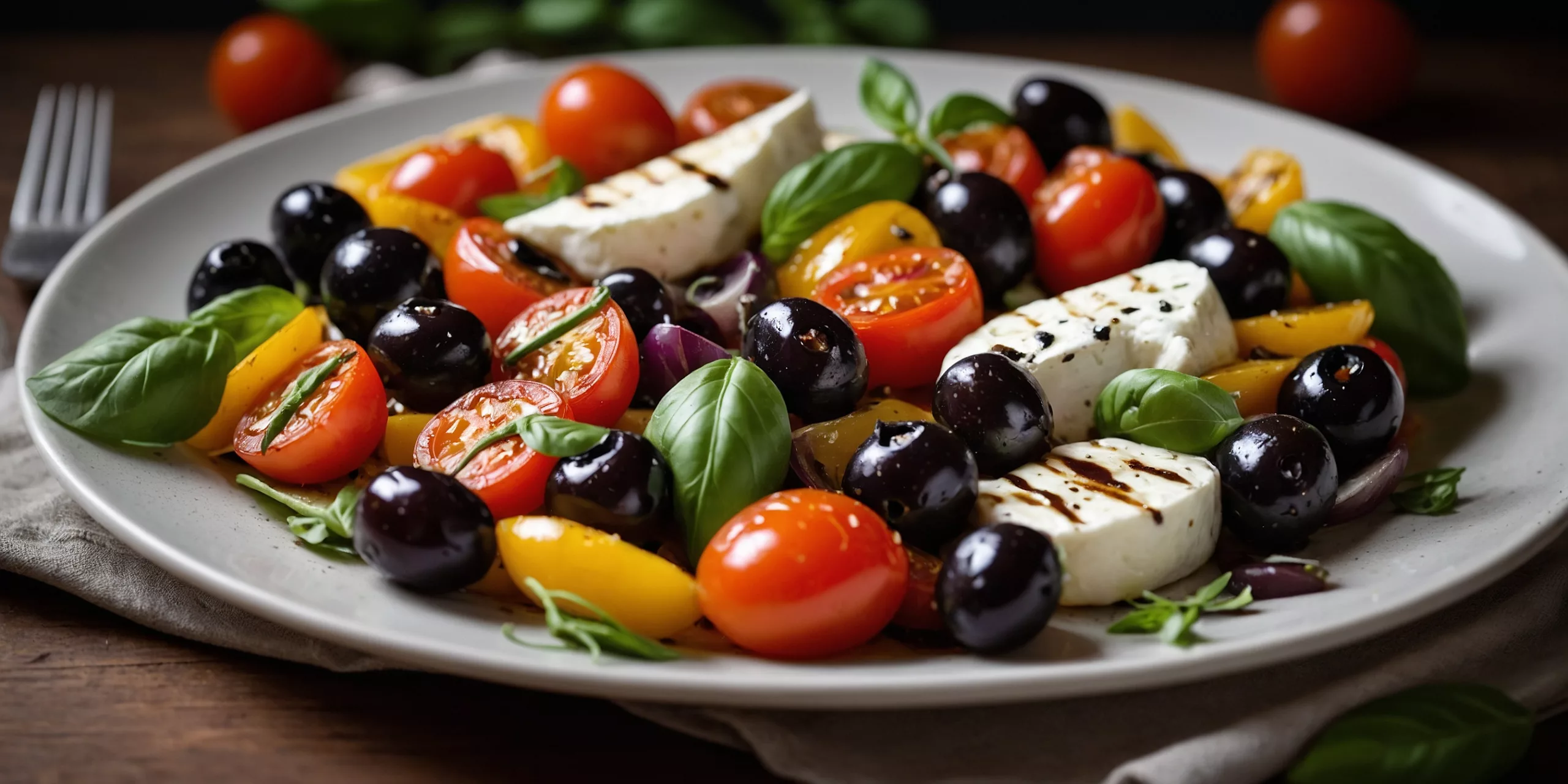 Bunter Antipasti-Salat mit Balsamico