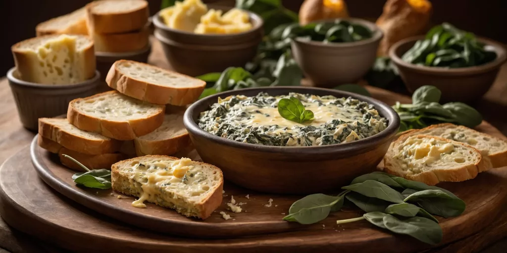 Cremiger Spinat-Artischocken-Dip