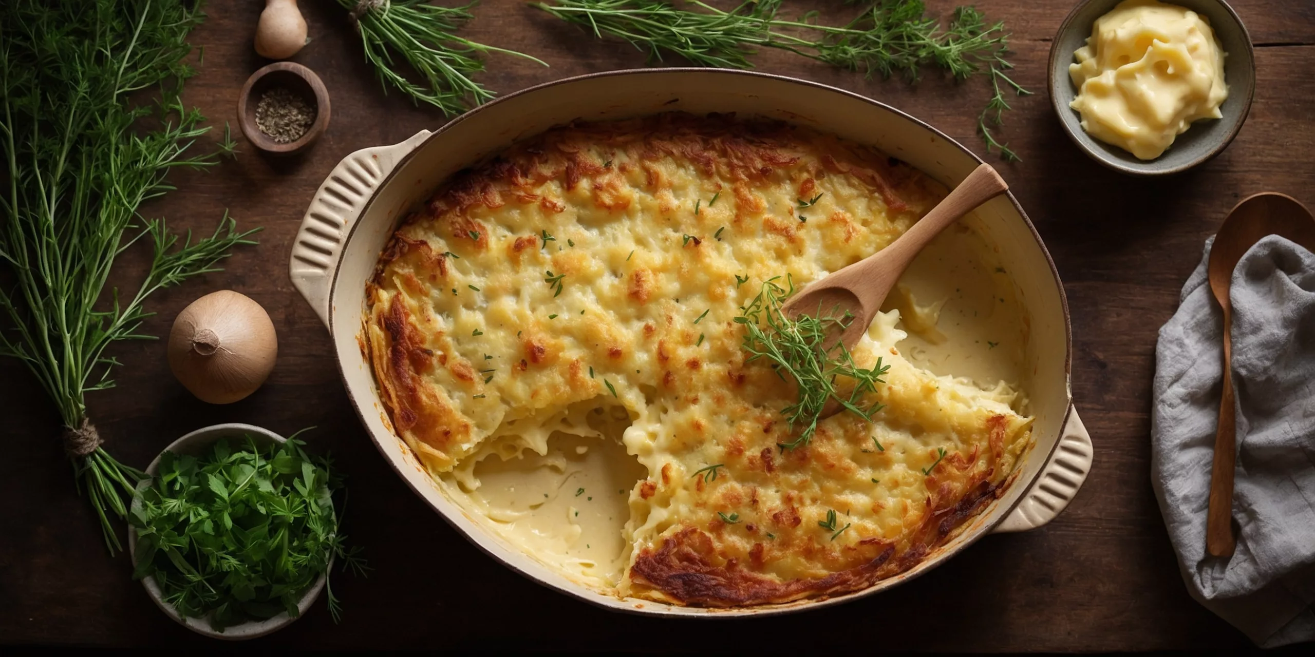 Cremiges Kartoffelgratin