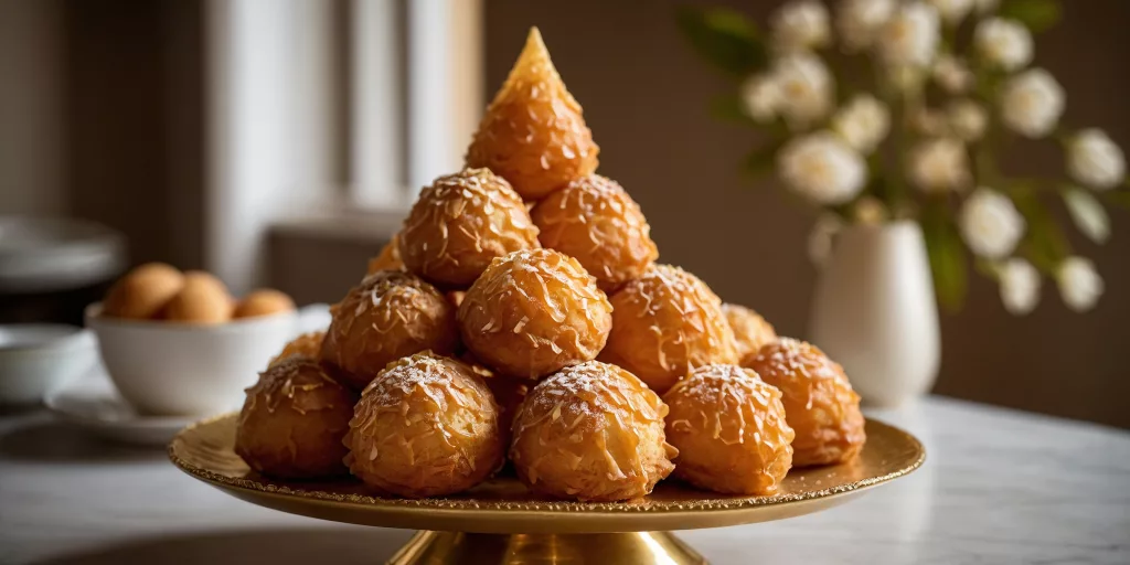 Eleganter Croquembouche
