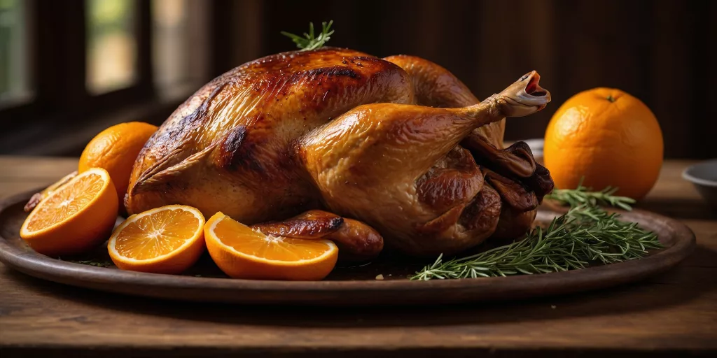 Ente mit Orangensauce