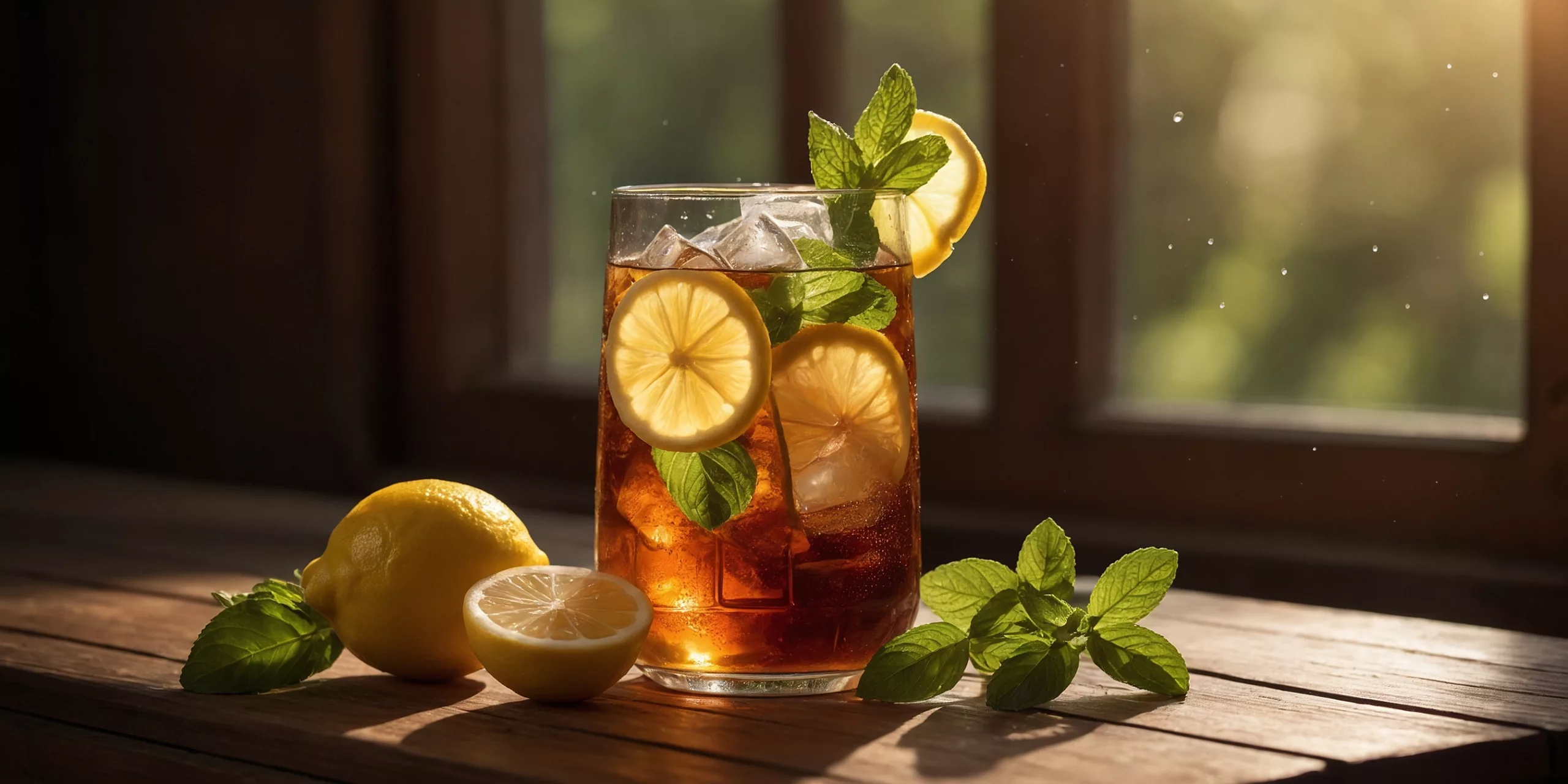 Erfrischender Kardamom-Zitronen-Eistee