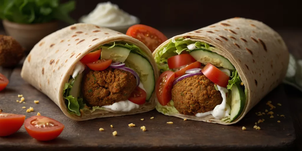 Falafel-Wraps
