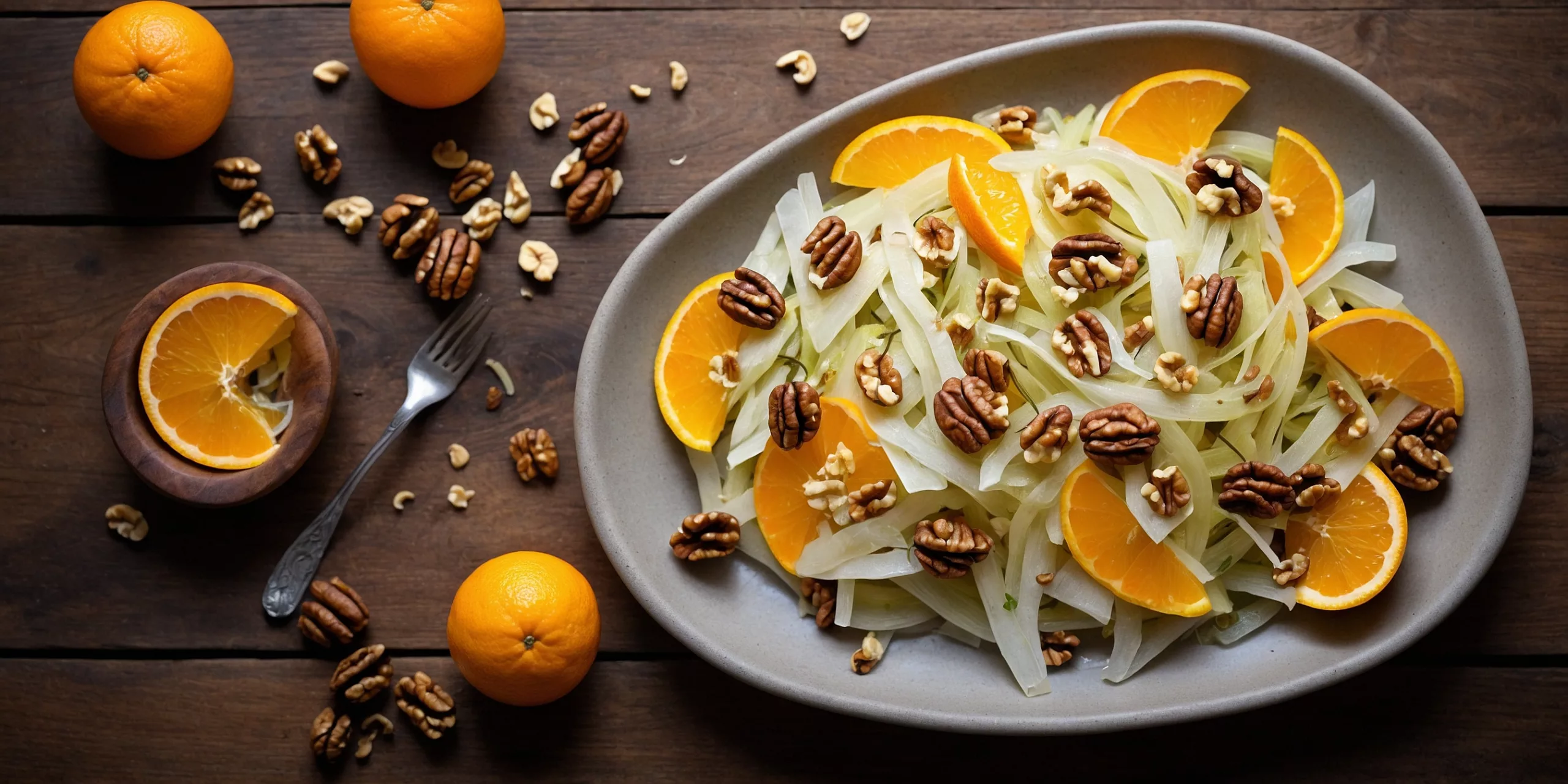Fenchel-Orangen-Salat mit Walnüssen