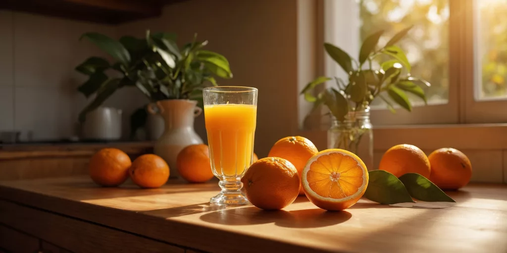 Frisch gepresster Orangensaft