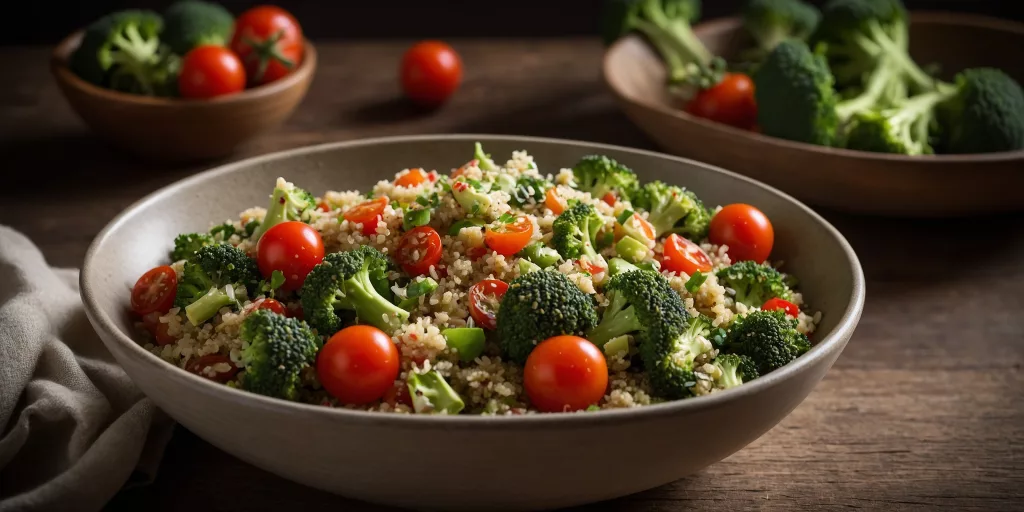 Frischer Brokkoli-Quinoa-Salat