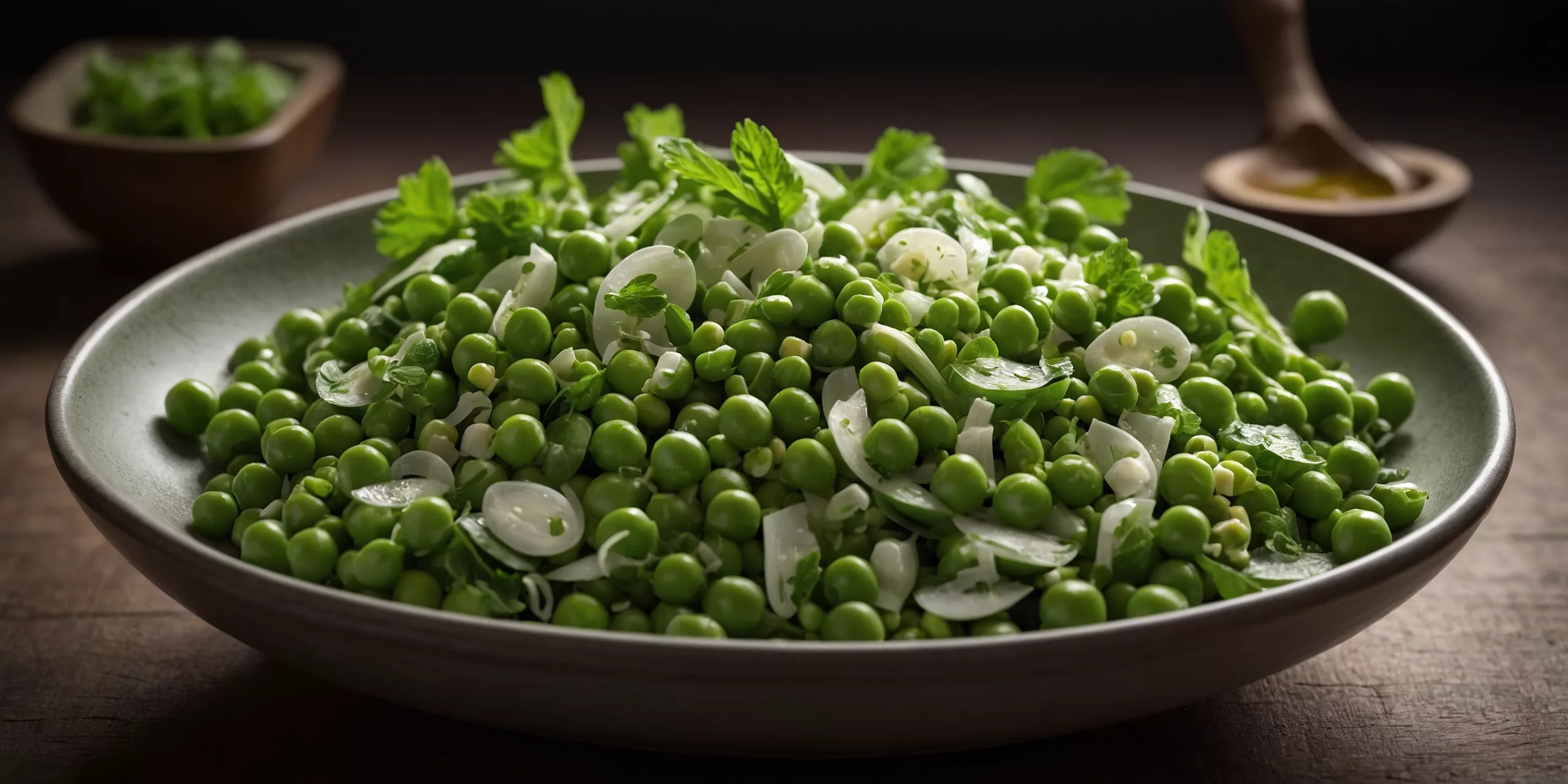 Frischer Erbsen-Minz-Salat