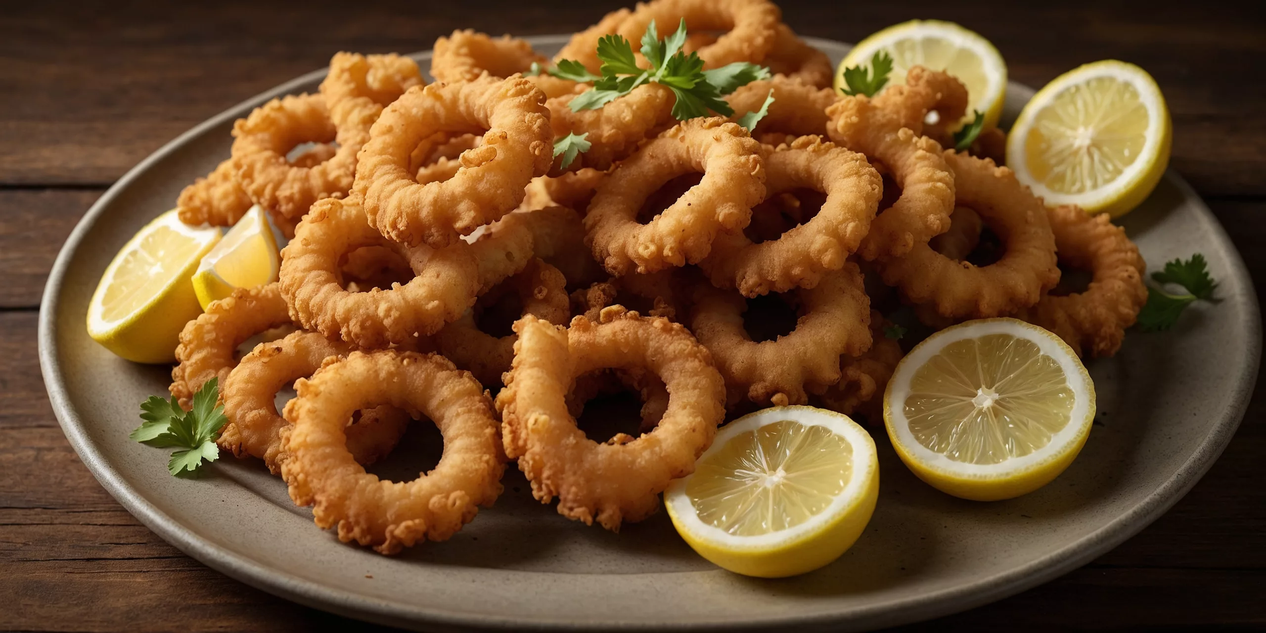 Frittierte Calamari