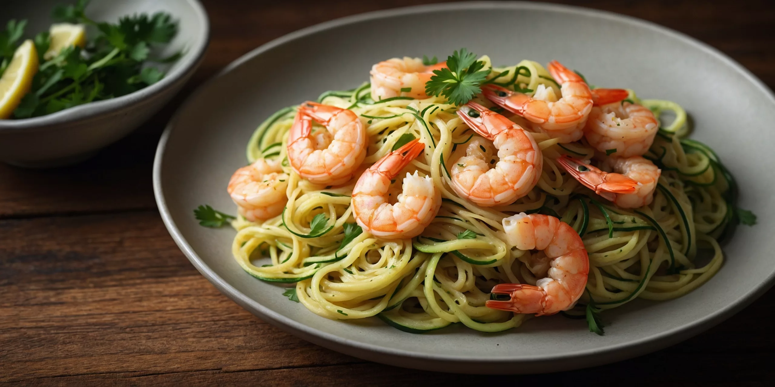 Garnelen Scampi mit Zucchini-Nudeln – YummAi