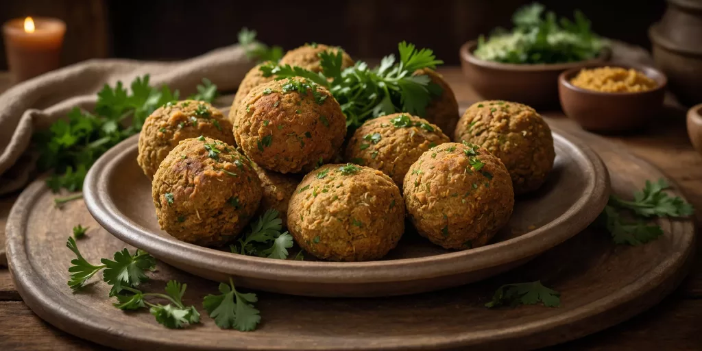 Gebackene Falafel