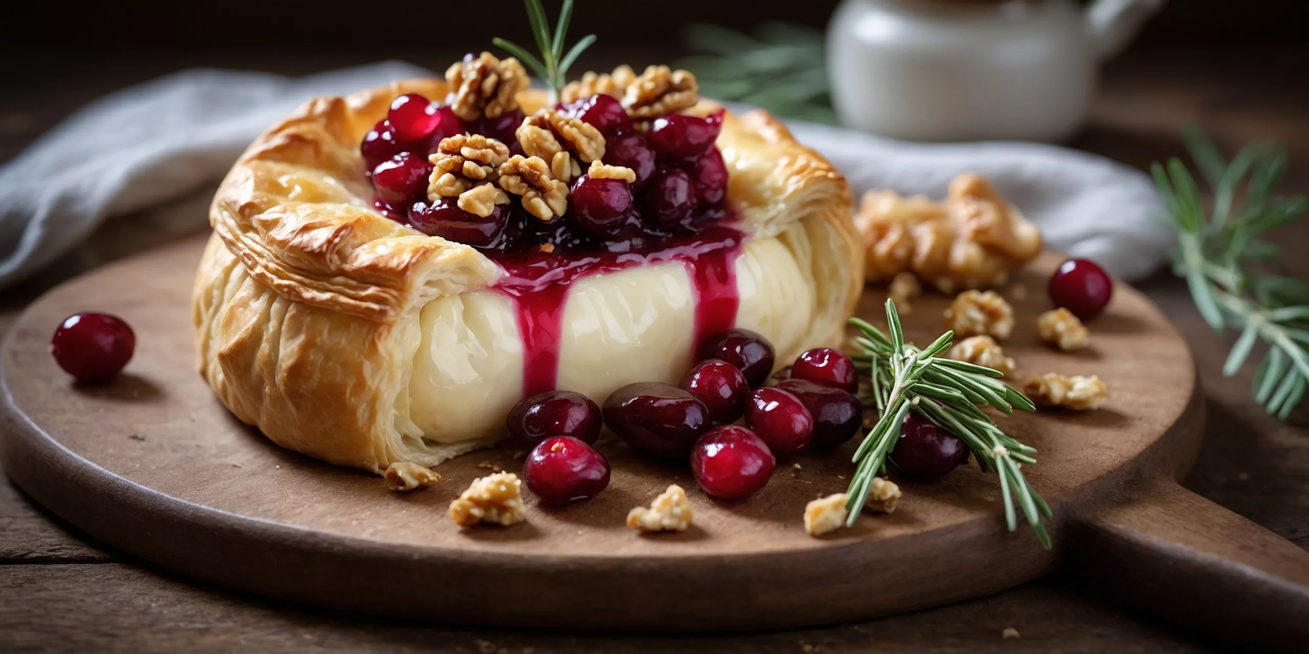 Gebackener Camembert mit Preiselbeeren – YummAi