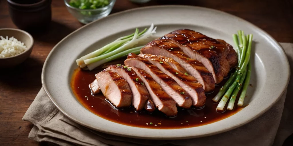 Gebratene Ente mit Fünf-Gewürze-Marinade