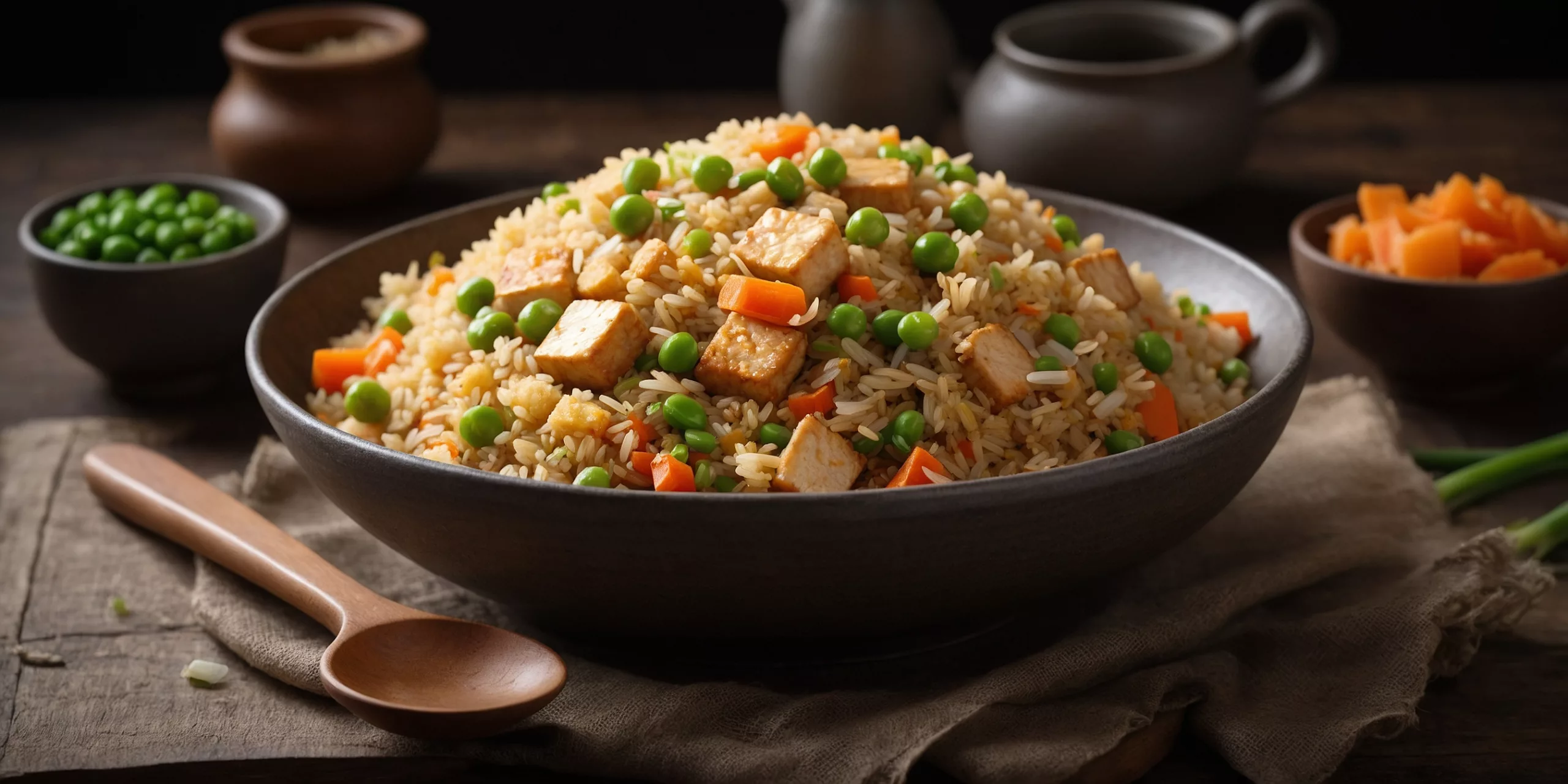 Gebratener Reis mit Tofu – YummAi Gebratener Reis mit Tofu – YummAi