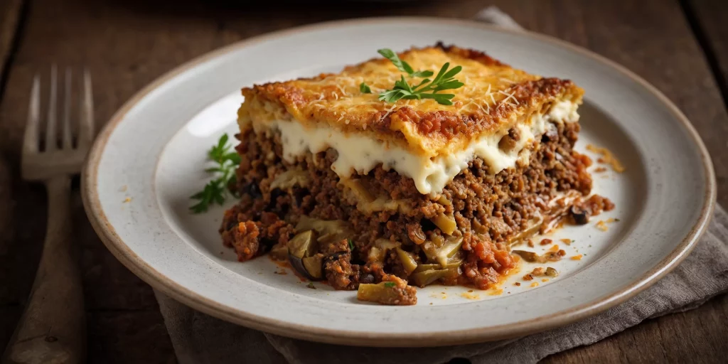 Griechischer Moussaka-Auflauf