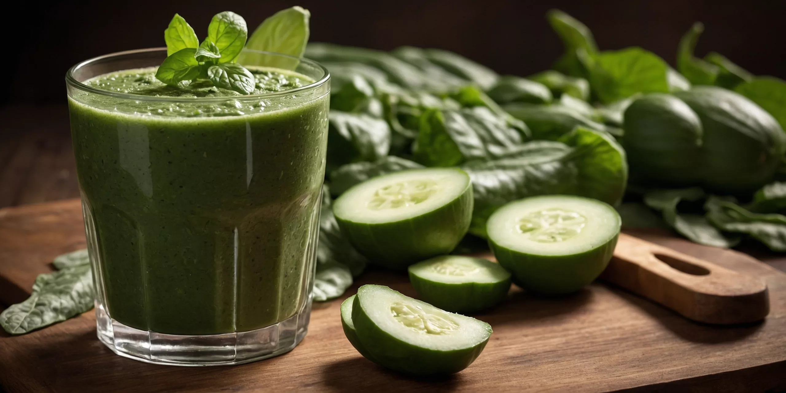 Grüner Detox-Smoothie mit Spinat und Gurke – YummAi