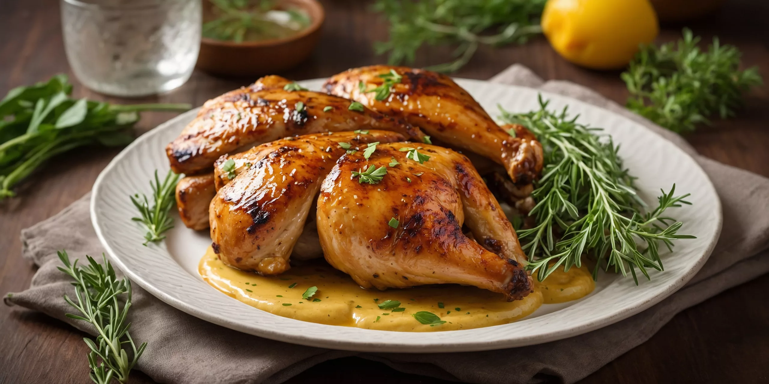 Hähnchen mit Honig-Senf-Marinade – YummAi