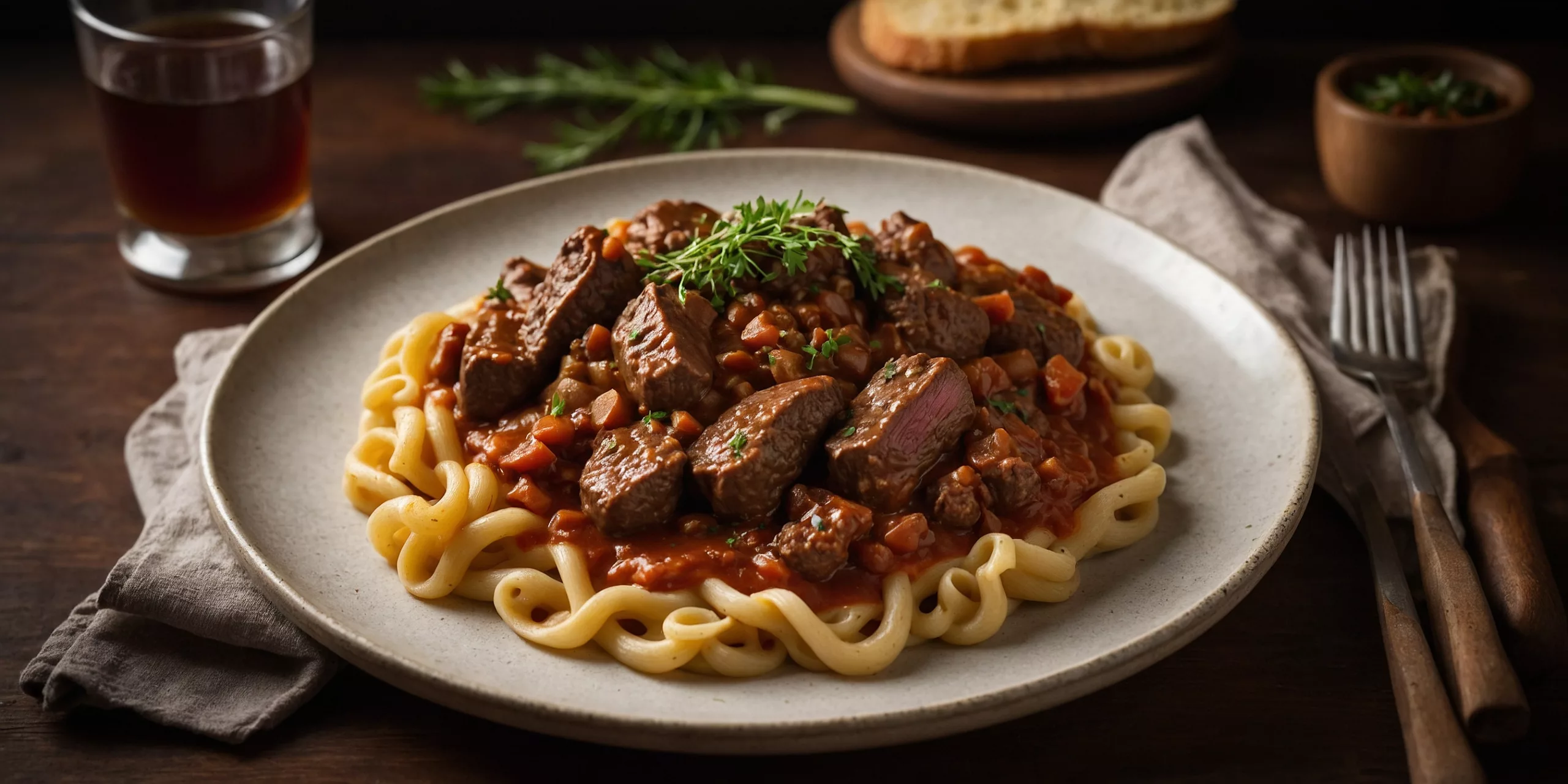 Hausgemachtes Gulasch mit Spätzle – YummAi