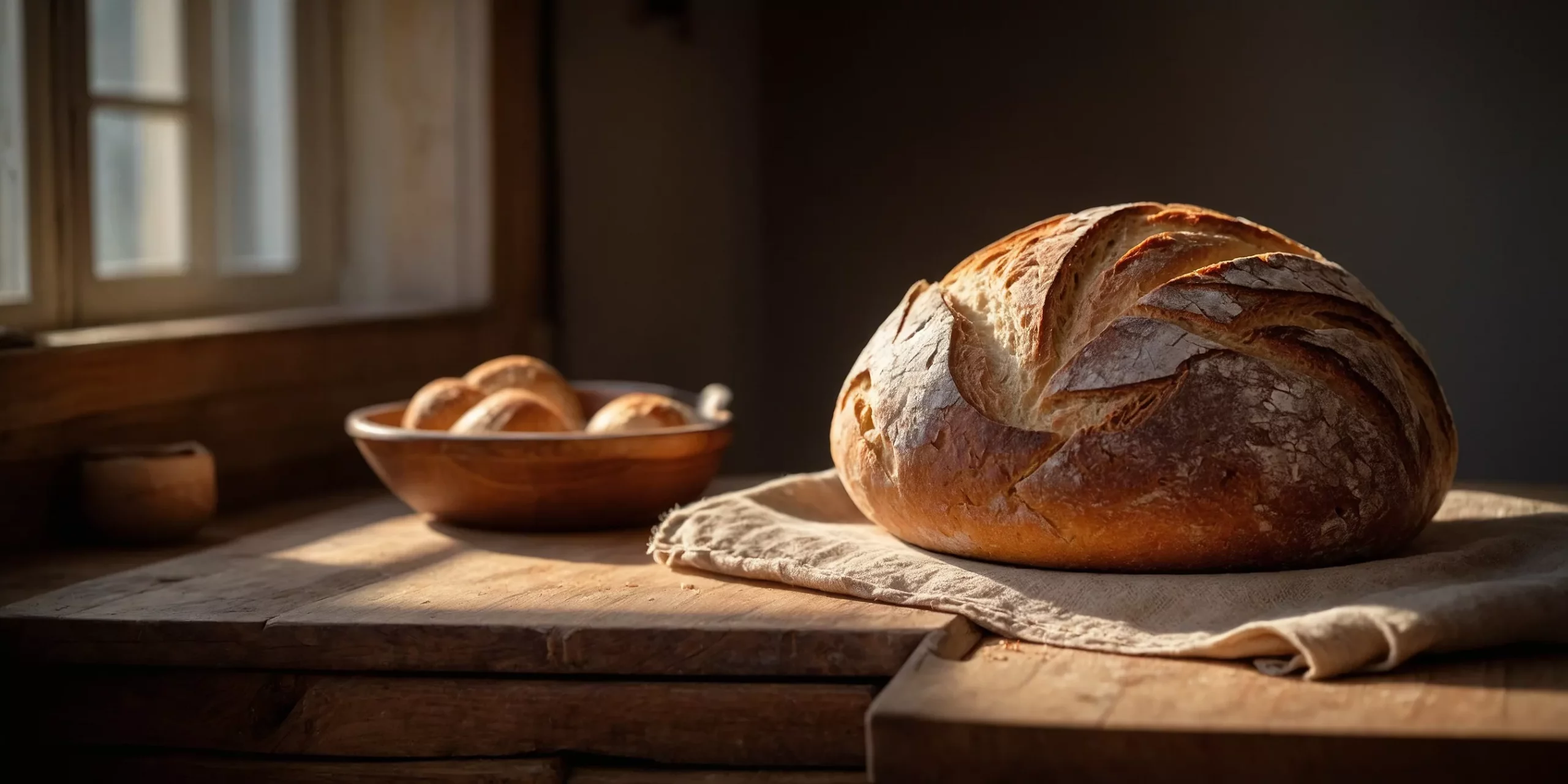 Hausgemachtes Sauerteigbrot