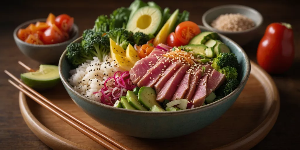 Hawaiianische Poke Bowl