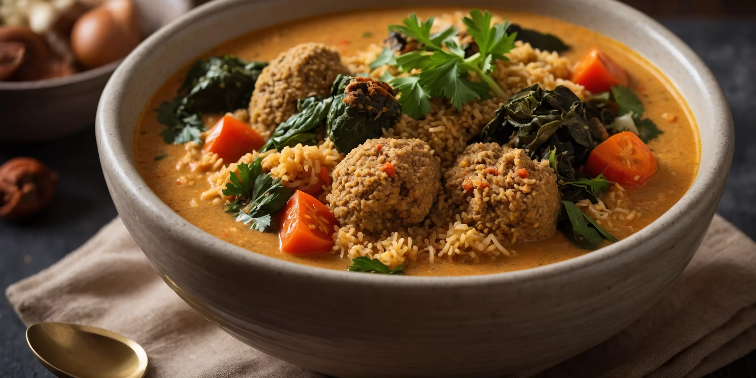 Herzhafte Egusi Suppe