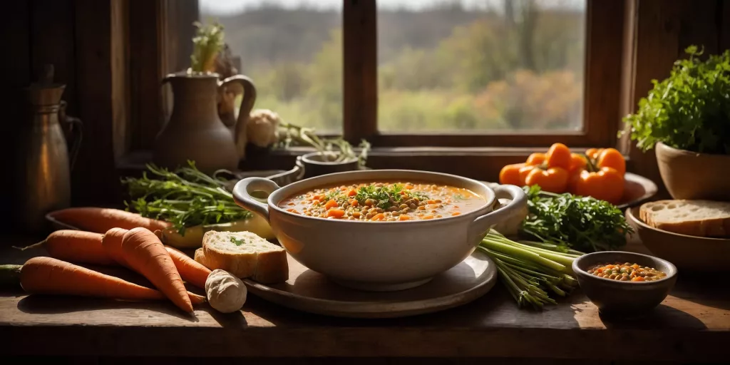 Herzhafte Linsensuppe