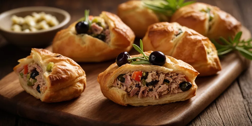 Herzhafte Mini-Thunfisch-Pasteten