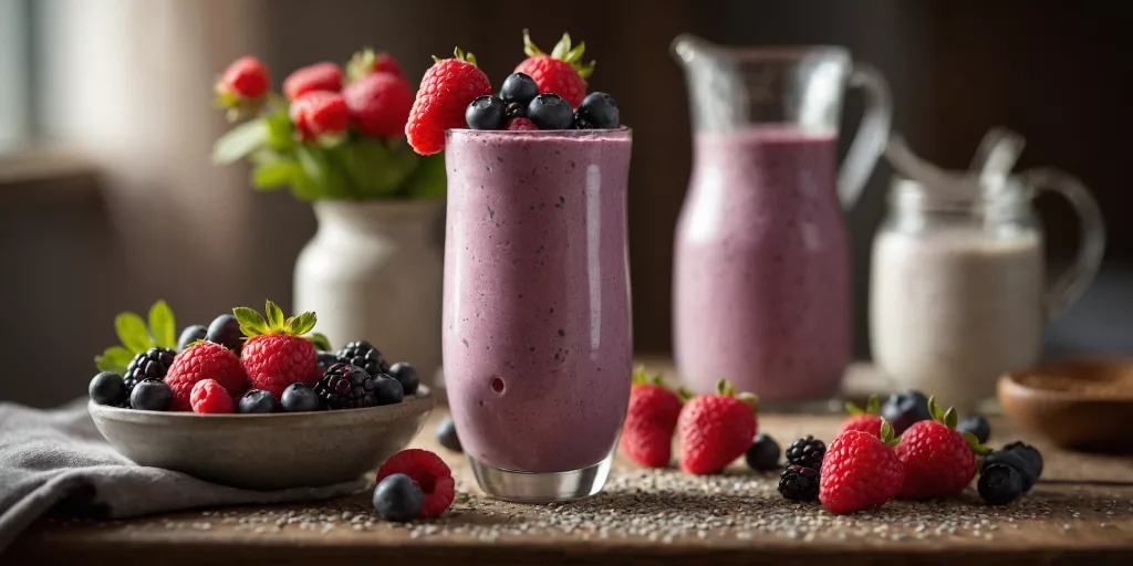 High Protein Beeren-Protein-Shake – YummAi High Protein Beeren-Protein-Shake – YummAi