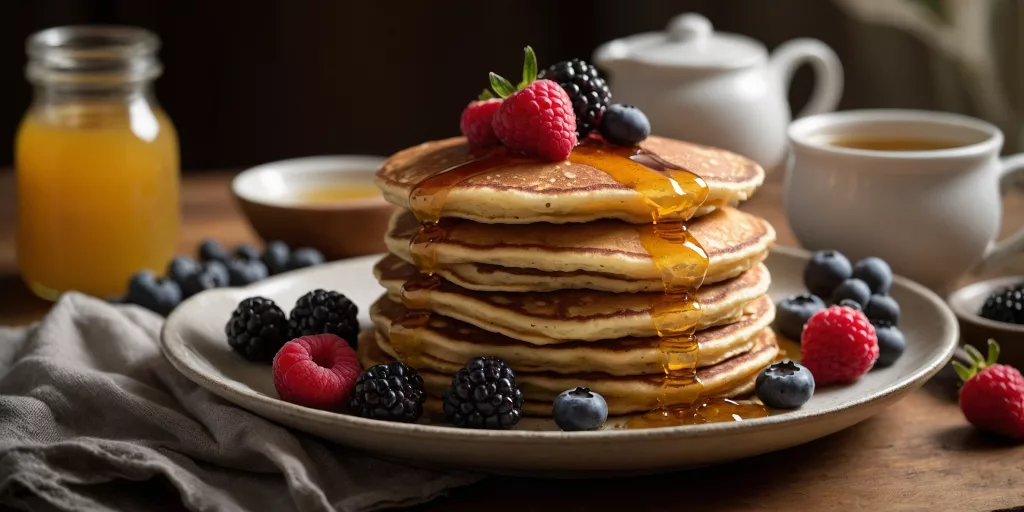 High Protein Griechischer Joghurt-Pancakes