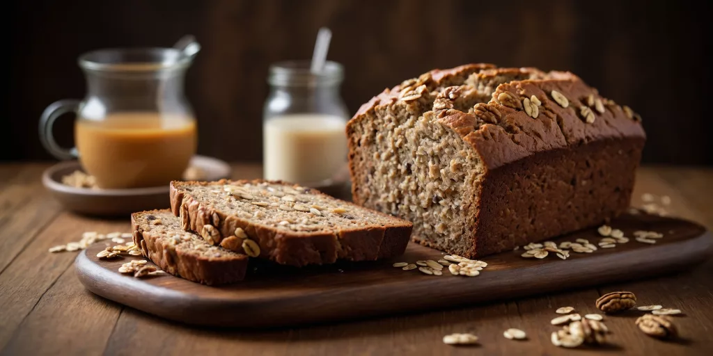 High Protein Hafer-Bananenbrot