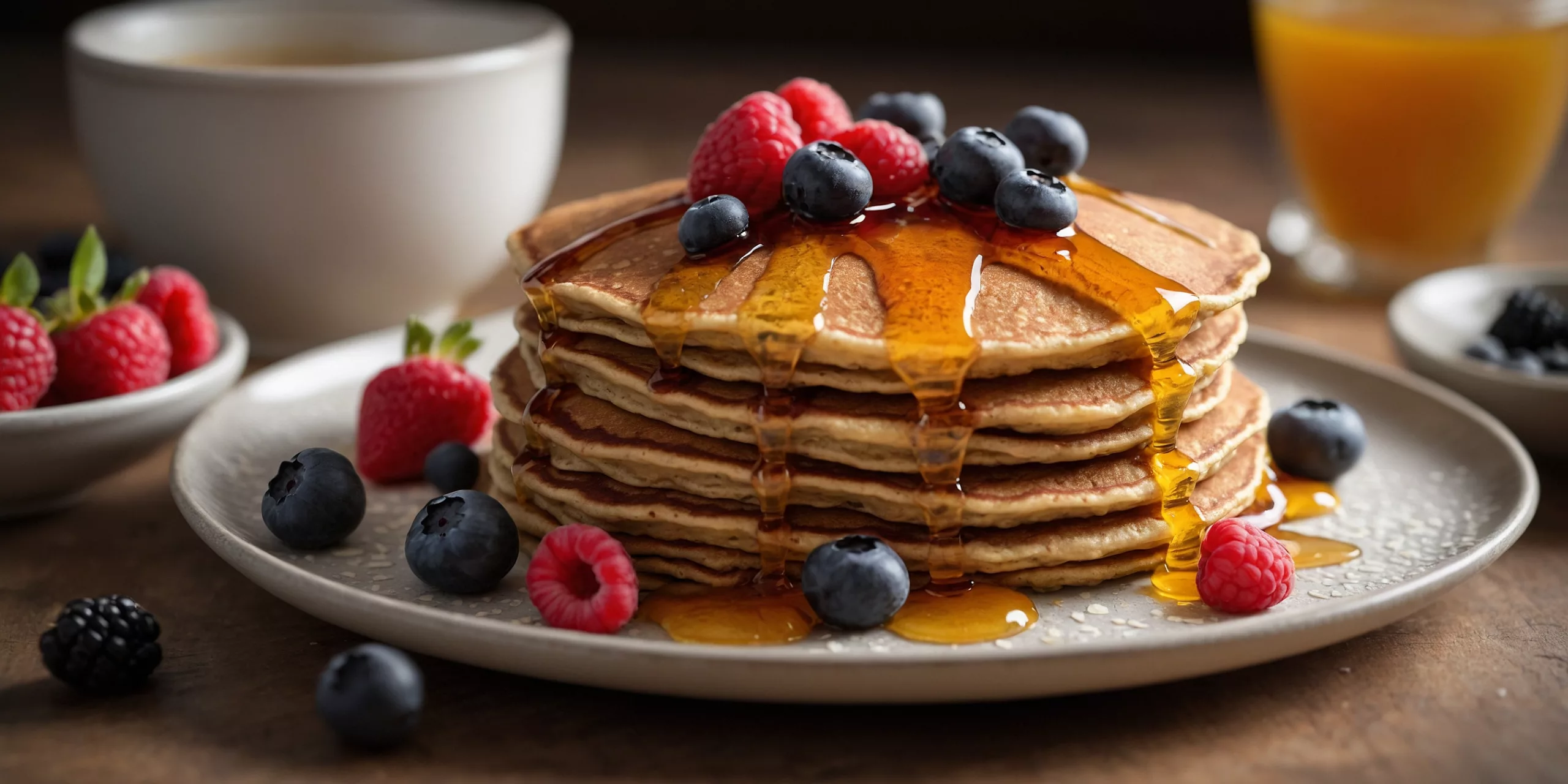 High Protein Haferflocken-Pancakes