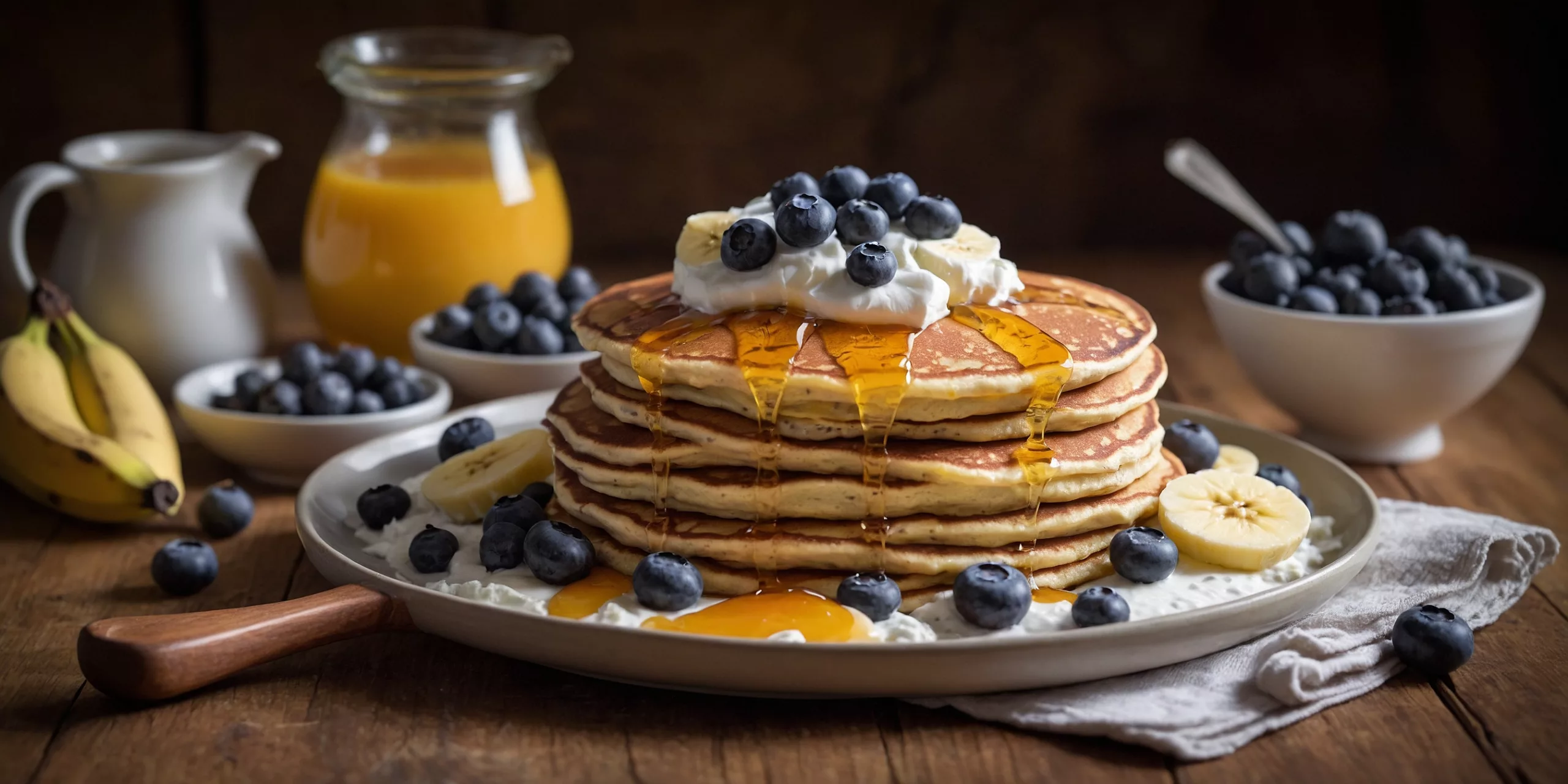 High Protein Hüttenkäse Pfannkuchen