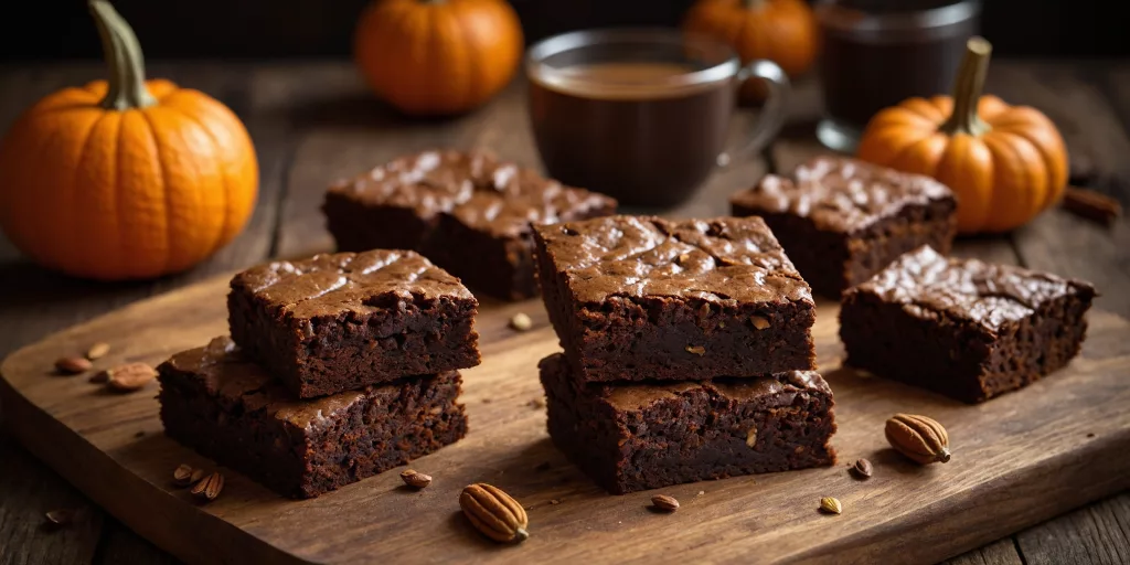 High Protein Kürbis-Brownies