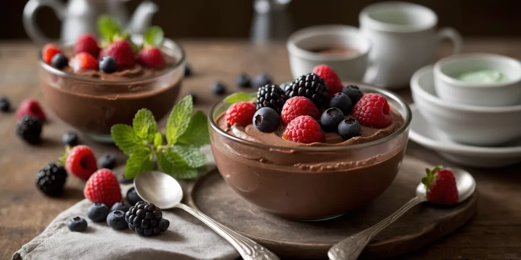 High Protein Mousse au Chocolat