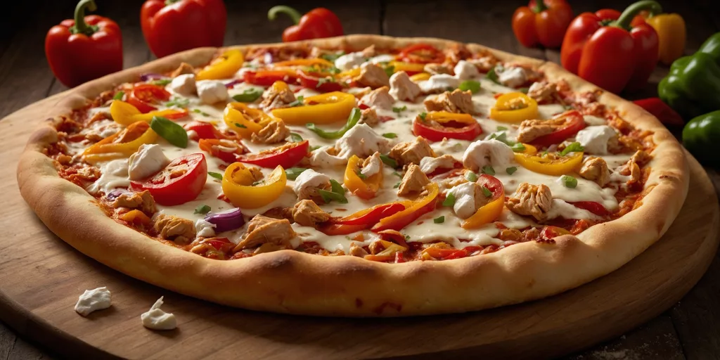 High Protein Pizza mit Quarkteig