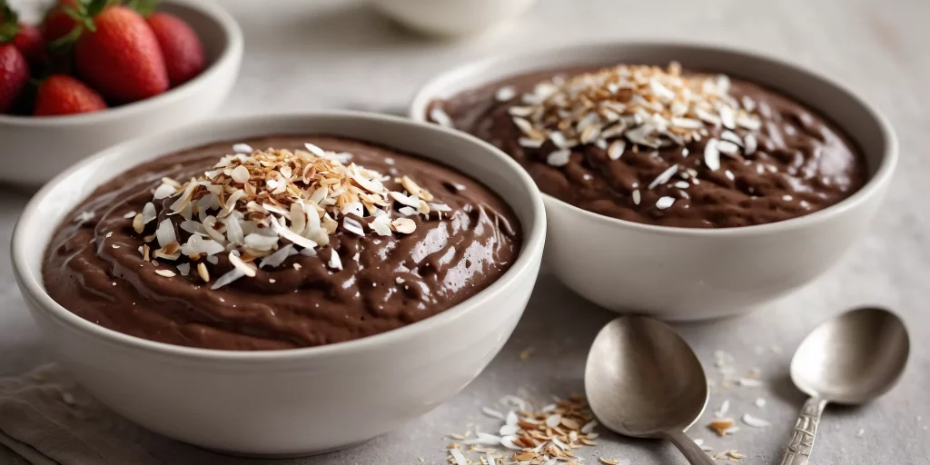 High Protein Schoko-Kokos-Pudding