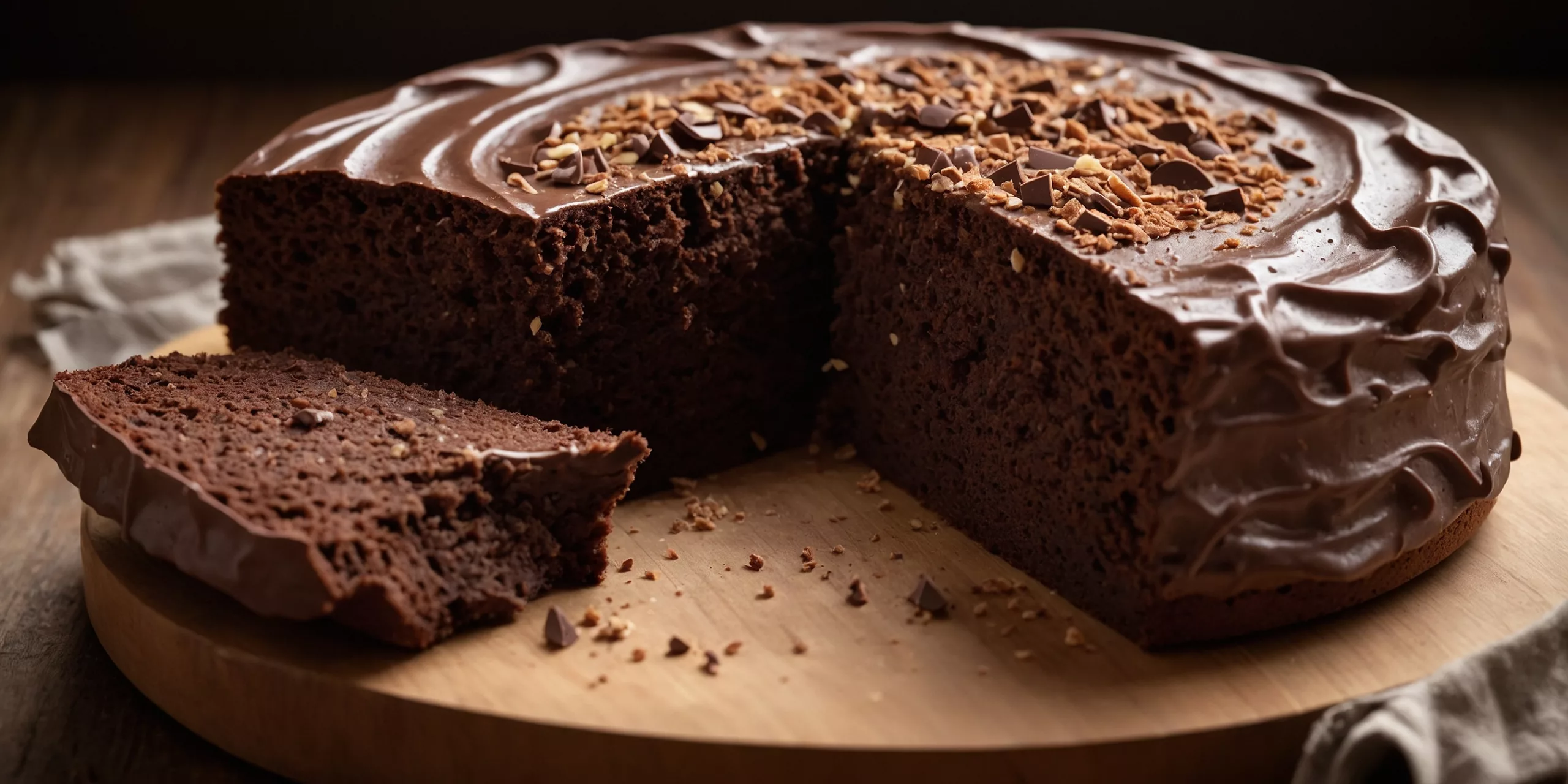 High Protein Schoko-Quark Kuchen