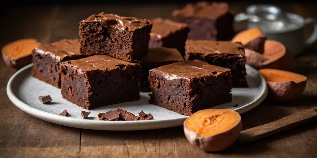 High Protein Süßkartoffel-Brownies