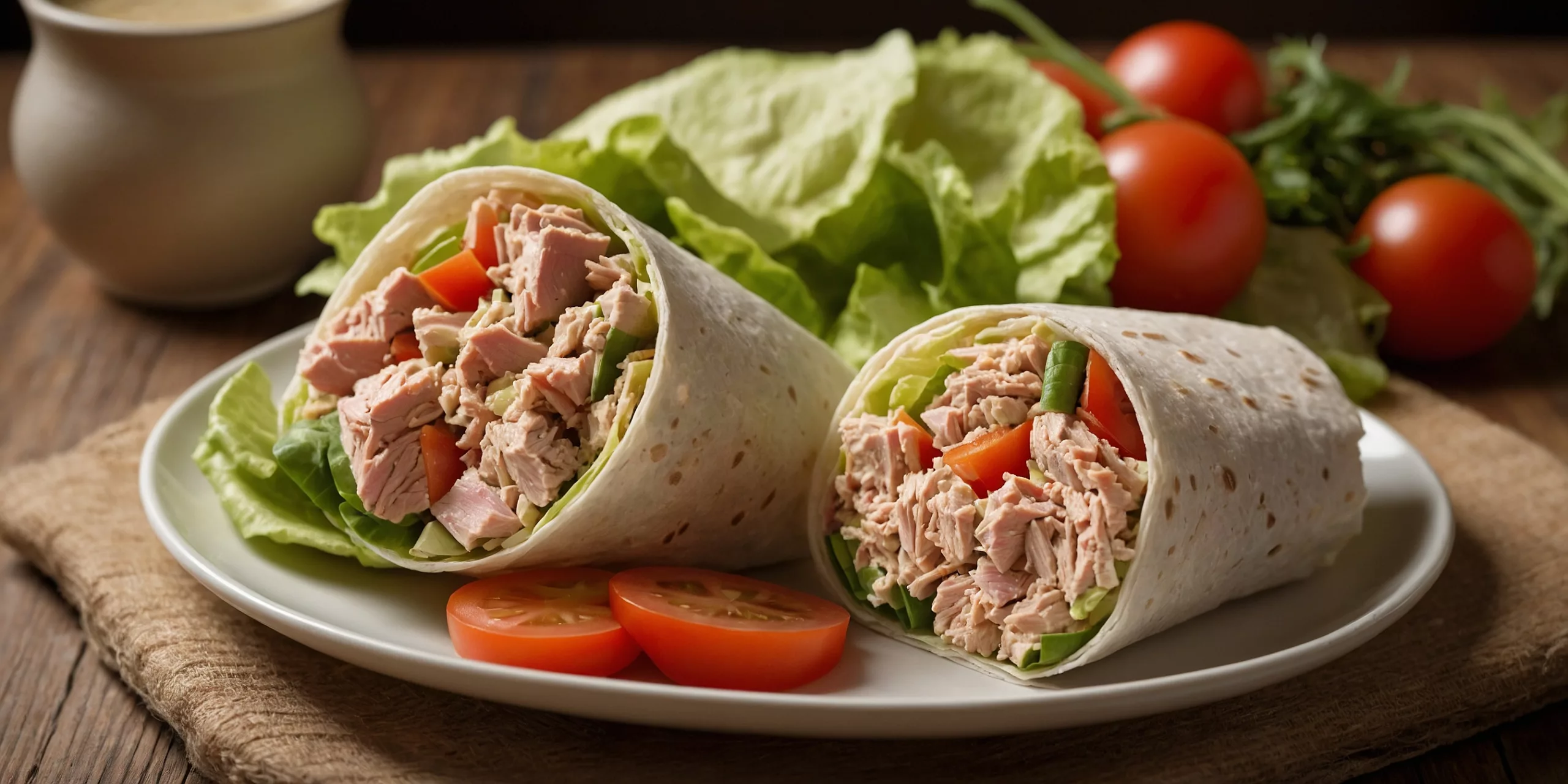 High Protein Thunfisch-Salat Wraps – YummAi