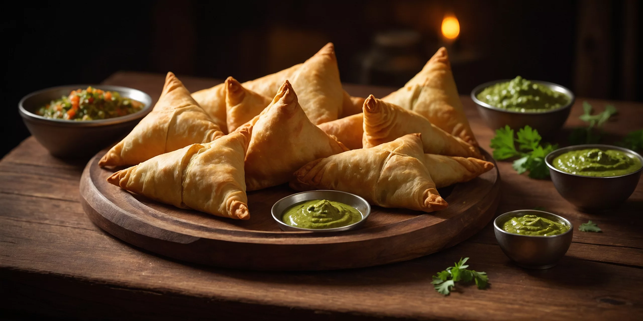 Indische Samosas