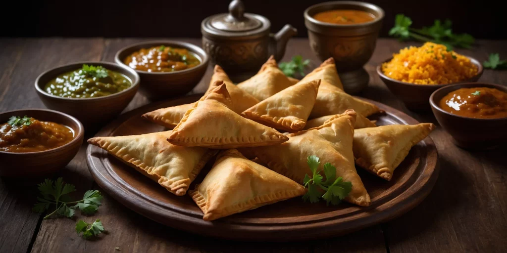 Indische Samosas mit Kartoffelfüllung – YummAi Indische Samosas mit Kartoffelfüllung – YummAi