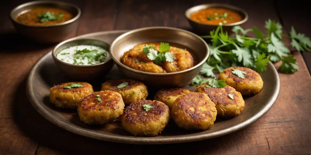 Indisches Aloo Tikki