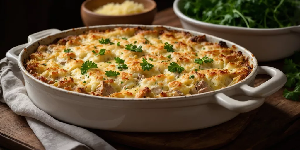 Kartoffel-Thunfisch-Gratin