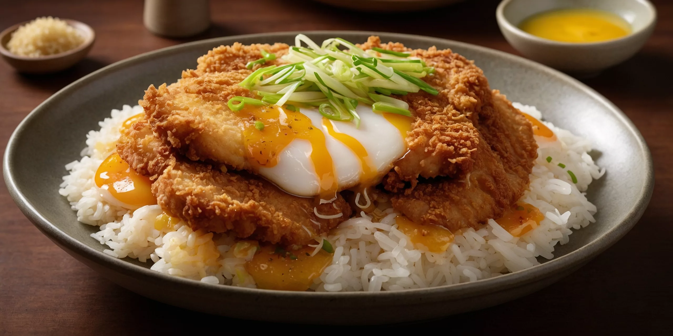 Katsudon - Japanisches Schnitzel-Reis Gericht
