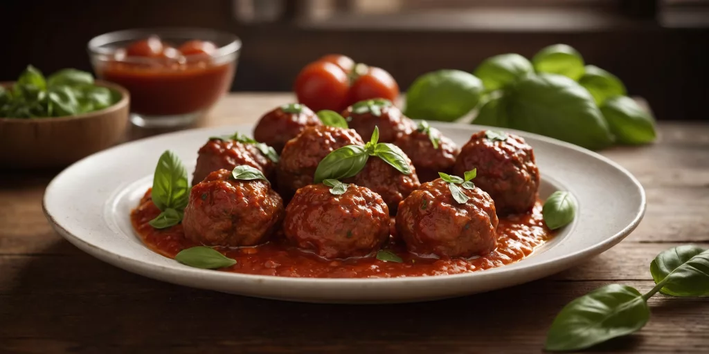 Klassische Fleischbällchen in Tomatensauce