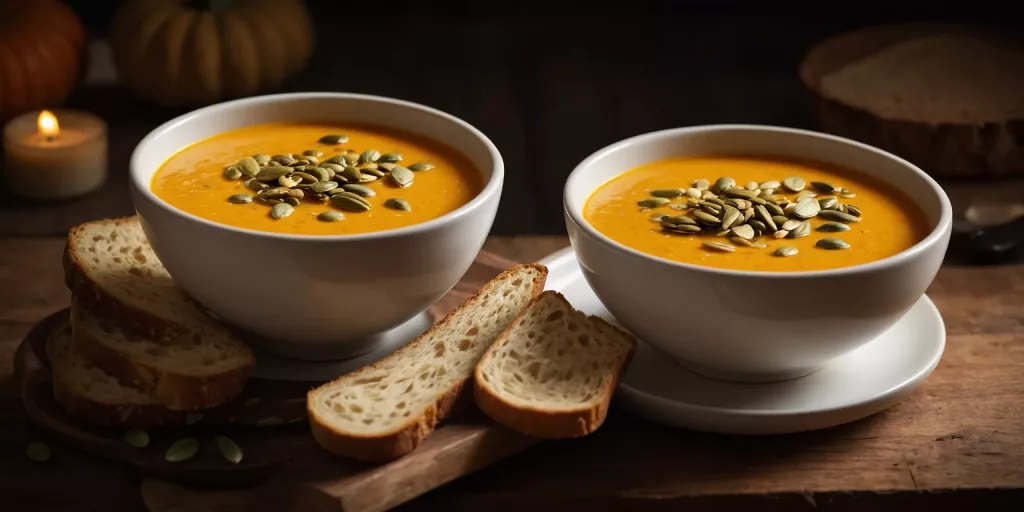 Klassische Kürbissuppe