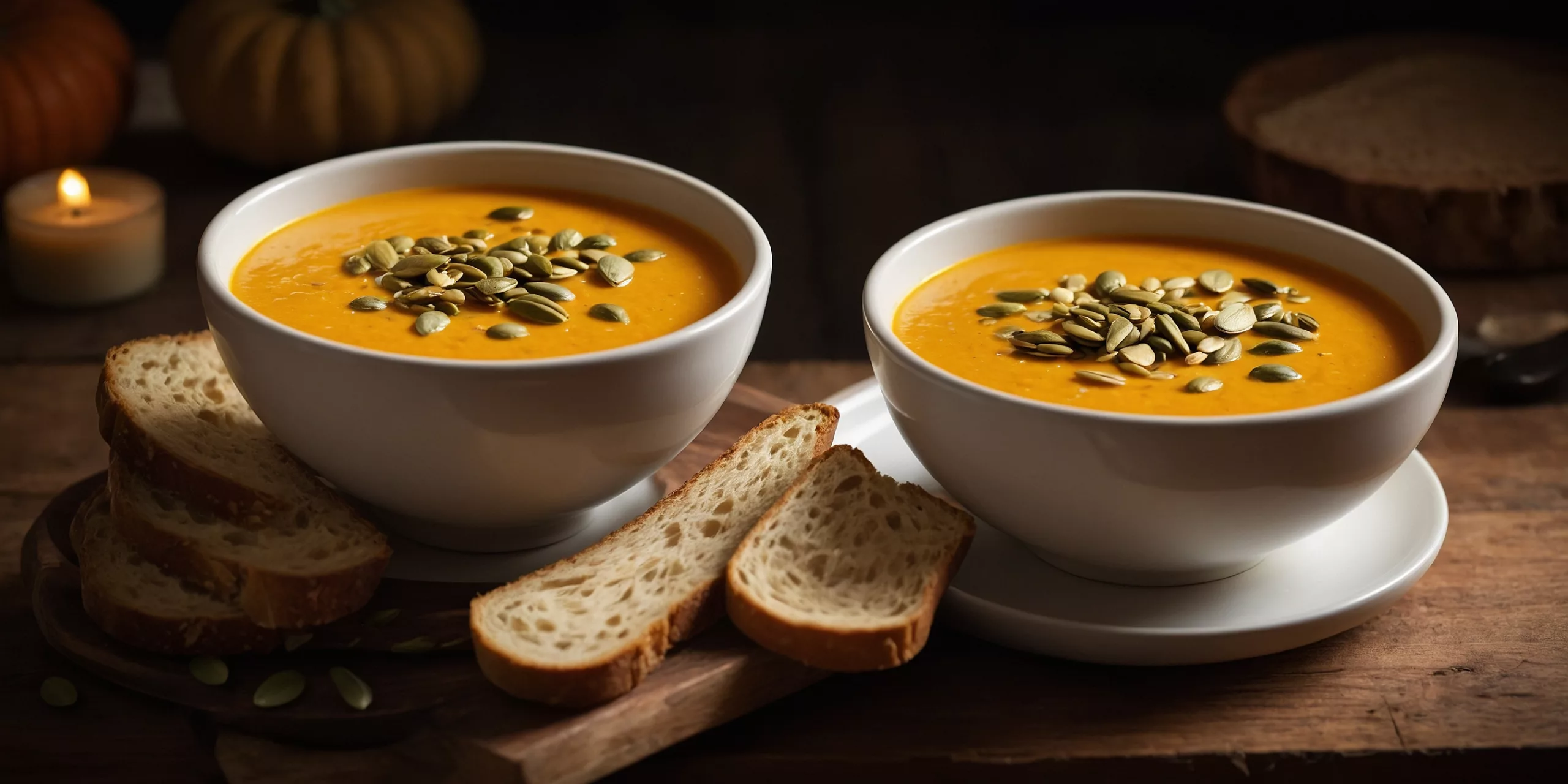 Klassische Kürbissuppe