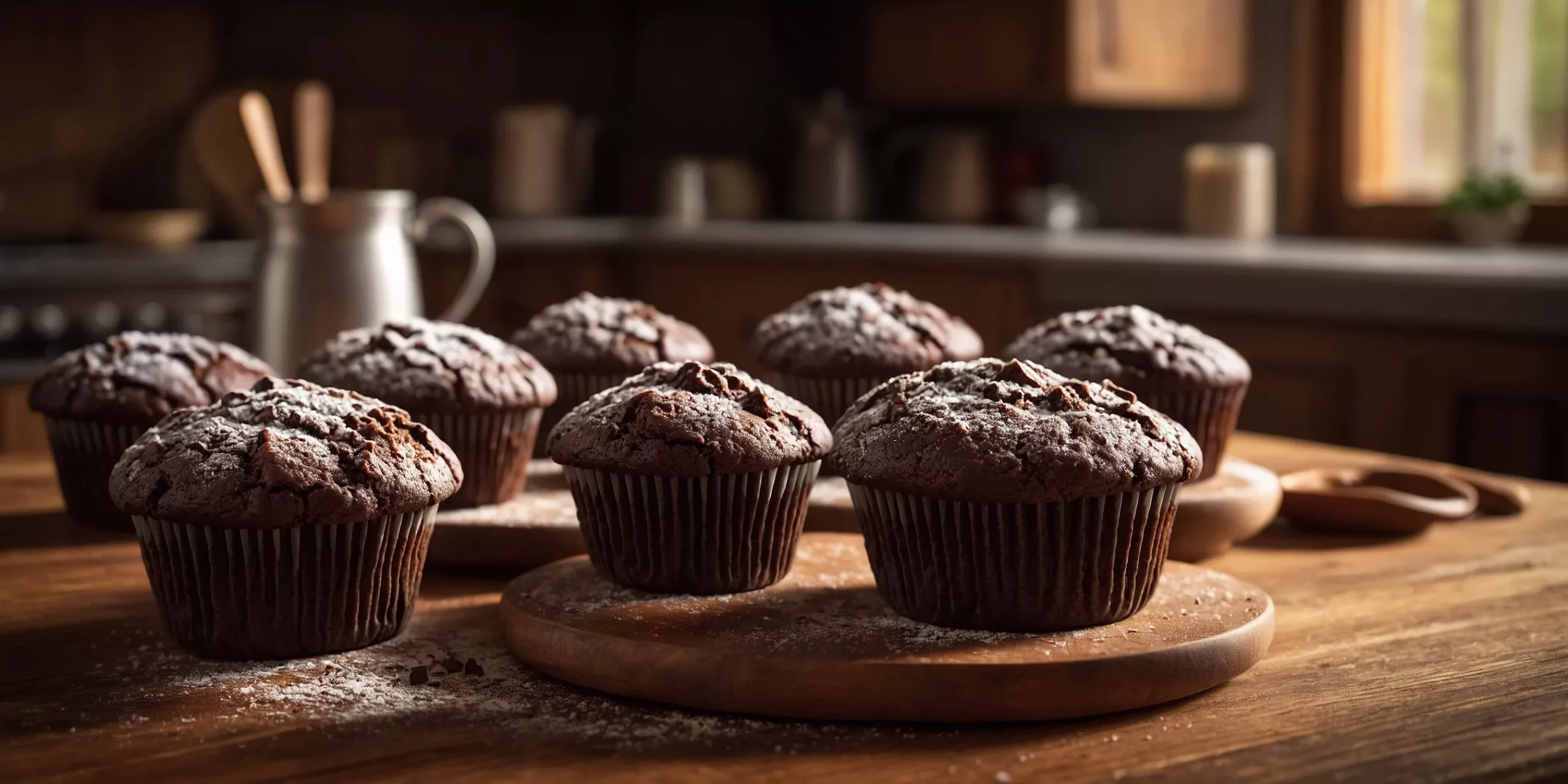 Klassische Schokoladen-Muffins – YummAi
