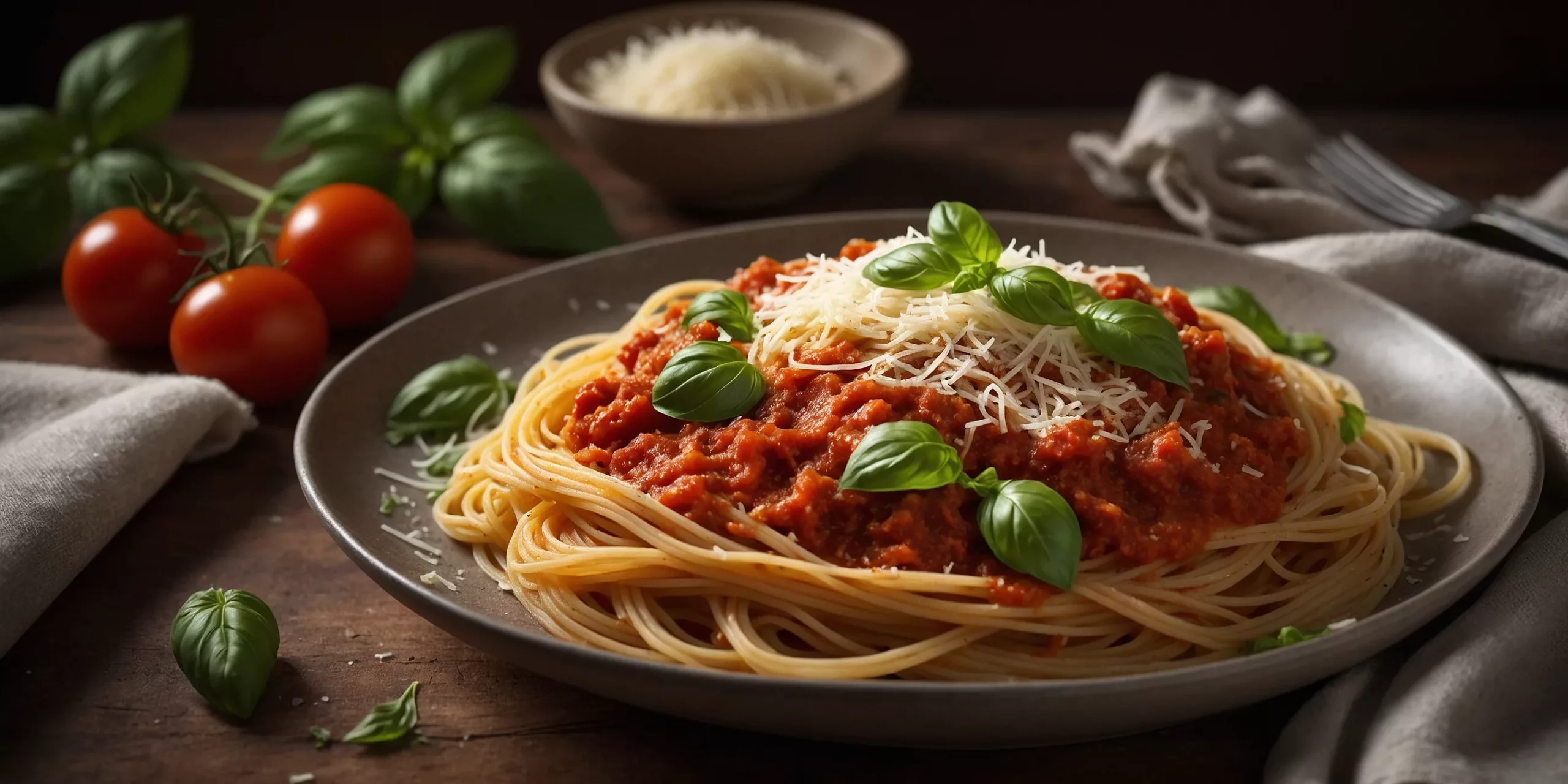 Klassische Spaghetti Napoli