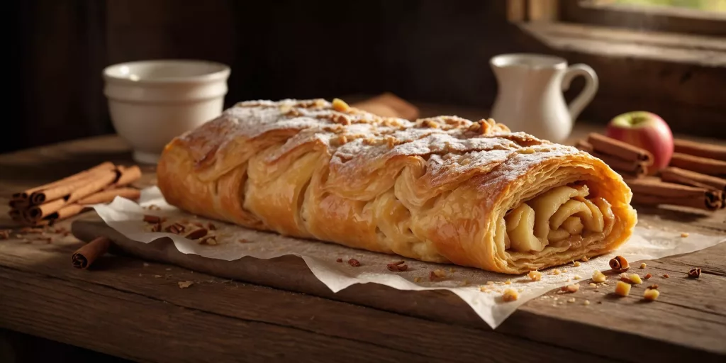 Klassischer Apfelstrudel
